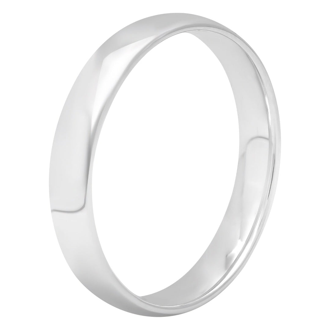 Sterling Silver High Polished Band, 4mm