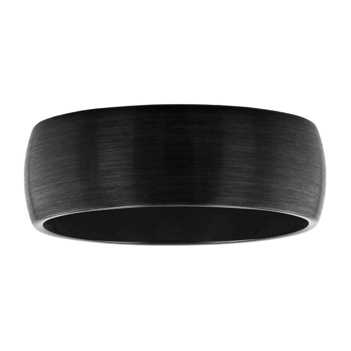 Tantalum Black Brushed Finish Band, 8MM