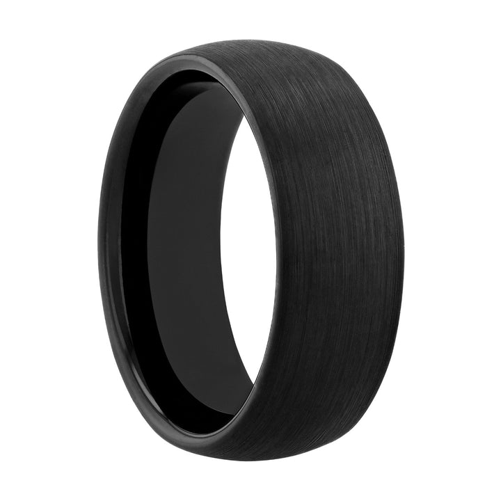 Tantalum Black Brushed Finish Band, 8MM